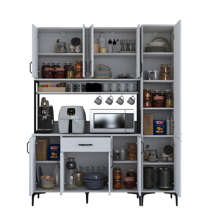 Hanah Home Armario Multiusos Blanco 160x198,6x40 cm
